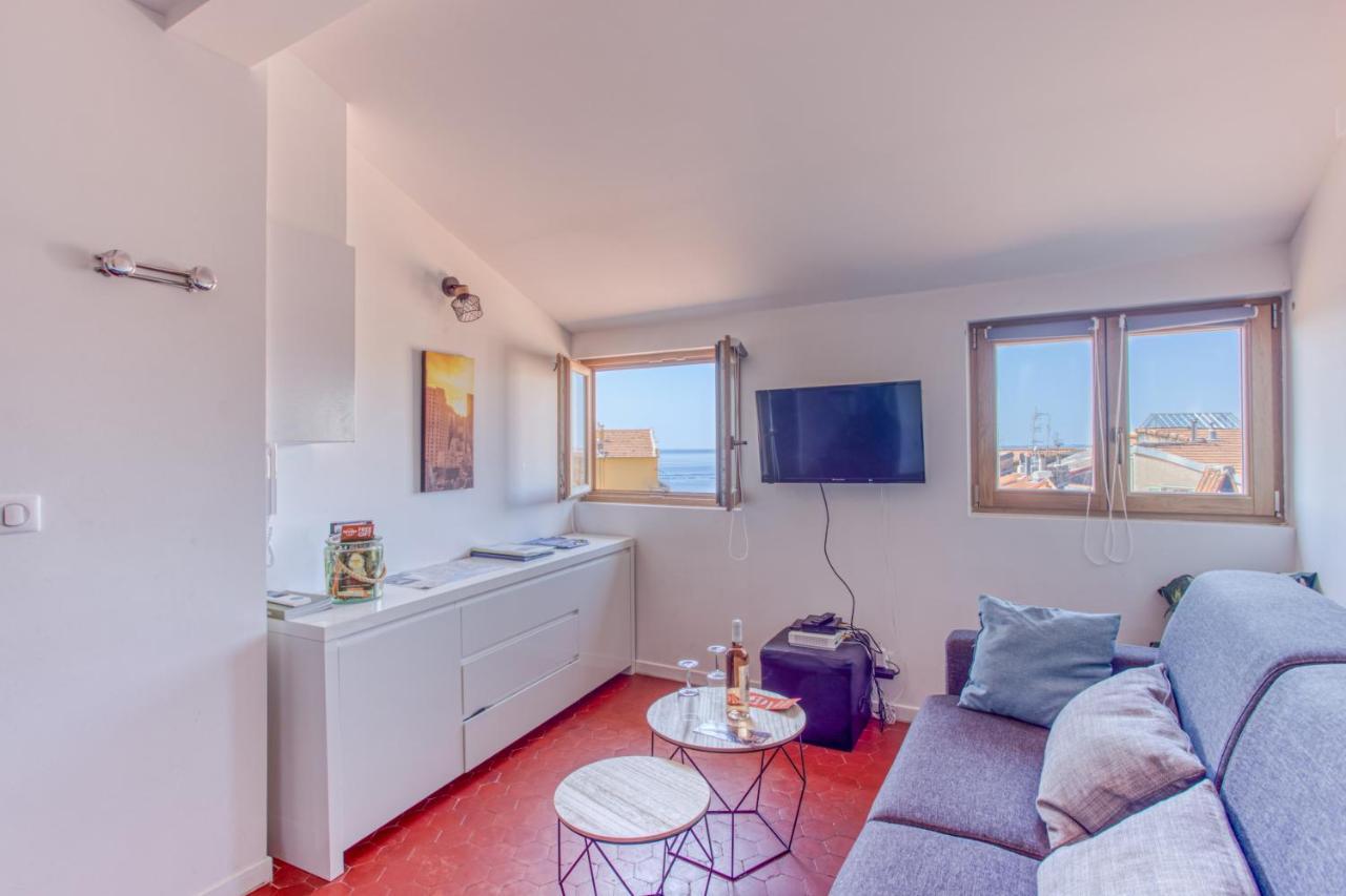 Апартаменты Gilly 4 - Exceptional 2Beds, Sea View, Modern,A/C, Old Town Ницца Экстерьер фото