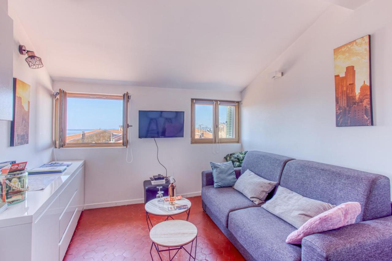 Апартаменты Gilly 4 - Exceptional 2Beds, Sea View, Modern,A/C, Old Town Ницца Экстерьер фото
