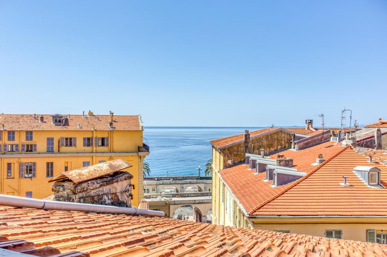Апартаменты Gilly 4 - Exceptional 2Beds, Sea View, Modern,A/C, Old Town Ницца Экстерьер фото